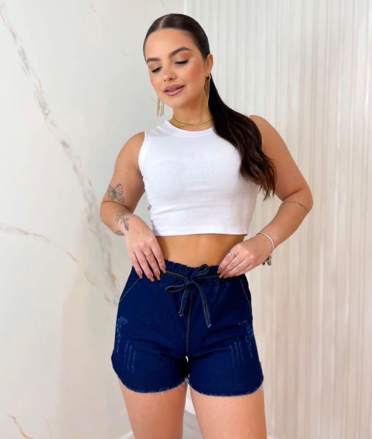 SHORT JEANS FEMININO